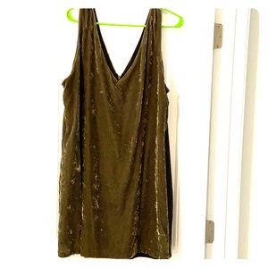 Velvet Green mini dress